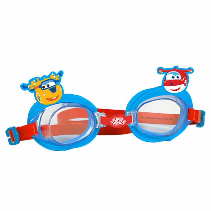Bonnet et lunettes de bain Super Wings Enfant (12 Unités) 3 Bonnet et lunettes de bain Super Wings Enfant (12 Unités) 3