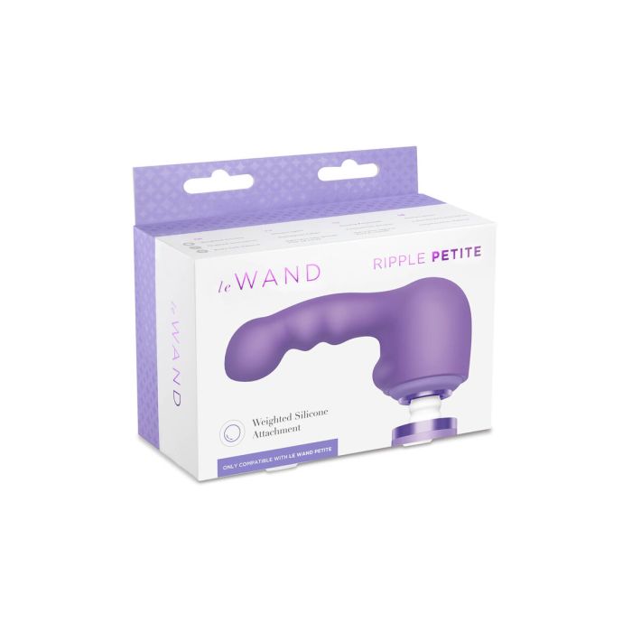 Vibromasseur Courbe en Silicone Alourdi Petite Ripple Weighted Le Wand Petite 4
