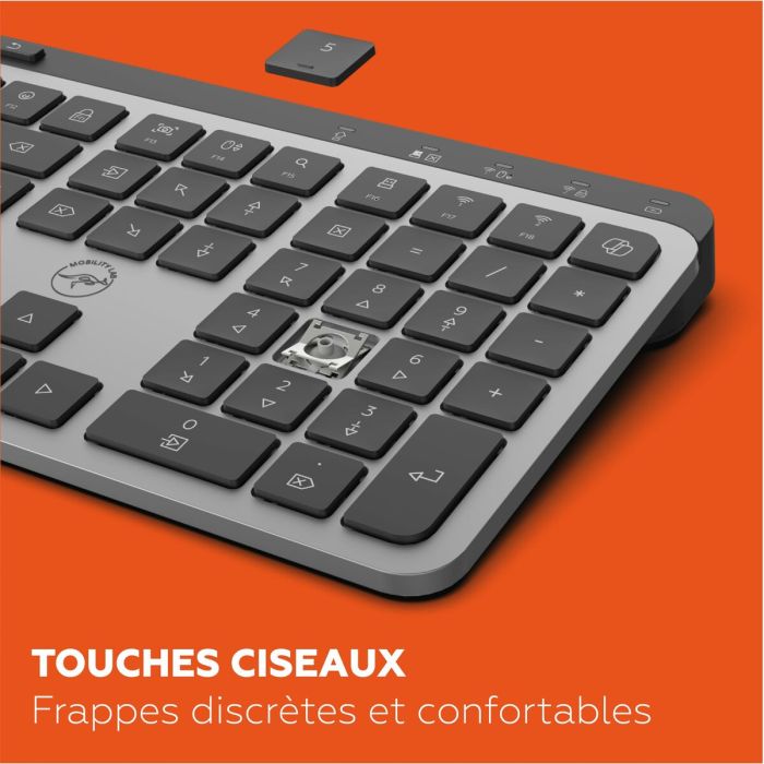 Clavier Mobility Lab KP450W Noir Gris 5