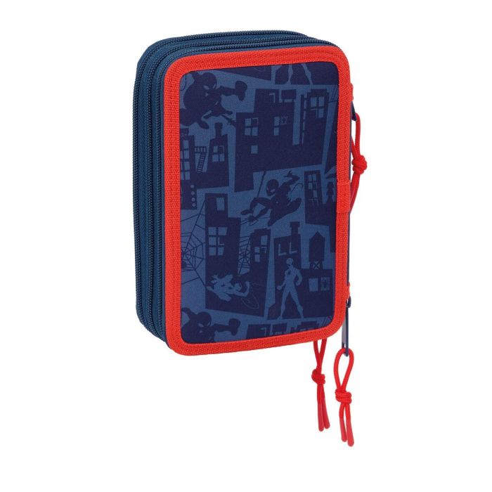 Fourre-tout Spider-Man Bleu 12,5 x 19,5 x 5,5 cm 37 Pièces 2