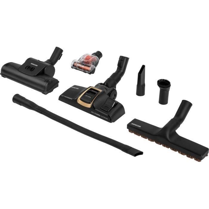 Sencor Aspirateur-traîneau avec sac SVC 9300BK - 600W - 59 dB - Filtre HEPA H13 - Noir