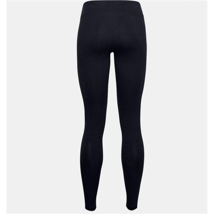 Leggings de Sport pour Femmes Under Armour Favorite Wordmark Noir 6