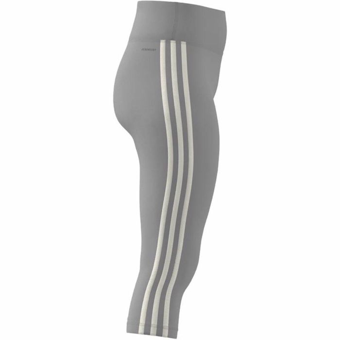 Leggings de Sport pour Femmes Adidas Train Essentials 3S 3/4 Gris 4 Leggings de Sport pour Femmes Adidas Train Essentials 3S 3/4 Gris 4