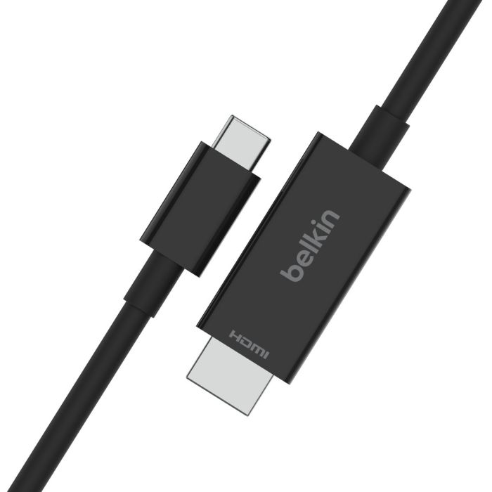 Câble USB-C vers HDMI Belkin AVC012bt2MBK Noir 2 m 16 Câble USB-C vers HDMI Belkin AVC012bt2MBK Noir 2 m 16