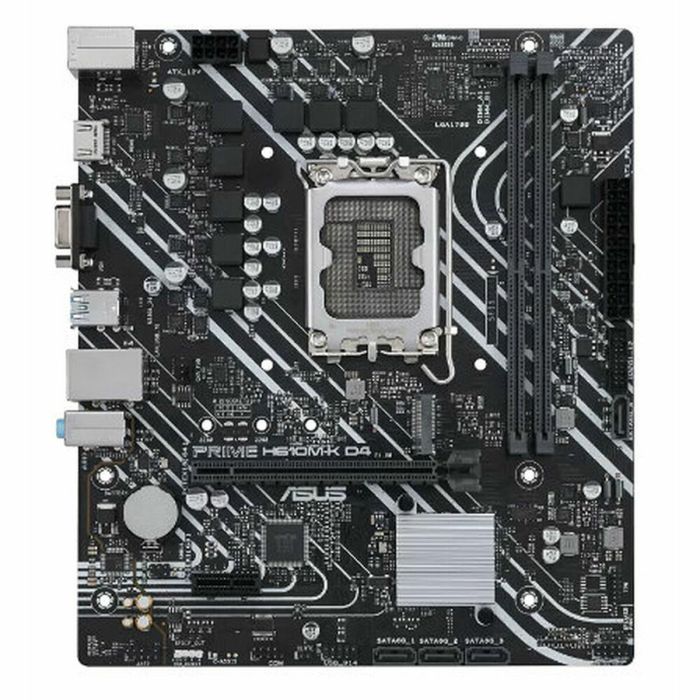 ASUS PRIME H610M-K DDR4 Carte Mère pour Socket LGA 1700 Intel Core i3/i5/i7/i9 DDR4-SDRAM jusqu'à 64 Go
