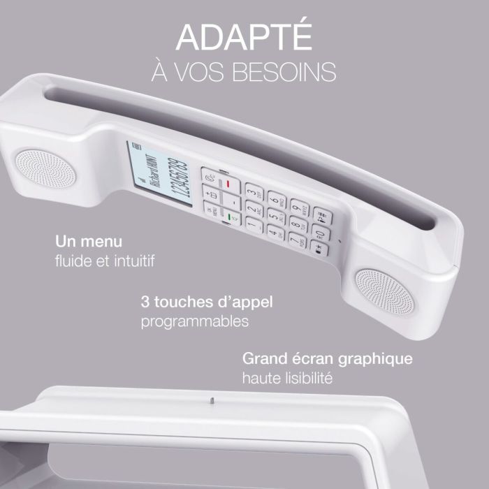 Téléphone Sans Fil Alcatel ATL1428162 Blanc 5 Téléphone Sans Fil Alcatel ATL1428162 Blanc 5