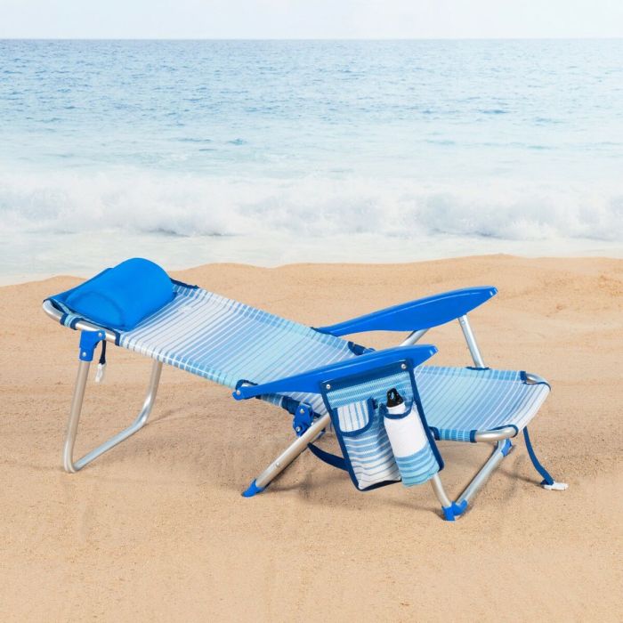 Chaise de Plage Aktive 51 x 76 x 45 cm (2 Unités) 4 Chaise de Plage Aktive 51 x 76 x 45 cm (2 Unités) 4