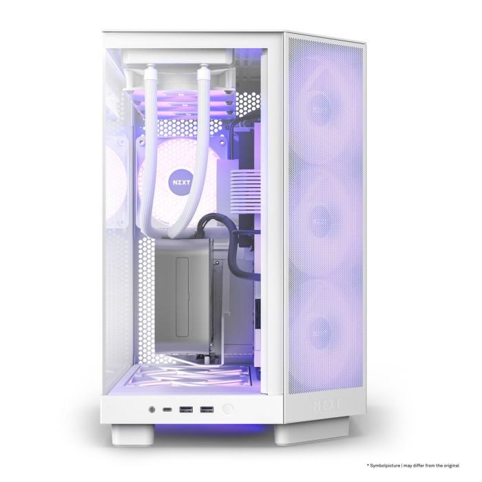 Boîtier ATX semi-tour NZXT CC-H61FW-R1 Blanc 33 Boîtier ATX semi-tour NZXT CC-H61FW-R1 Blanc 33