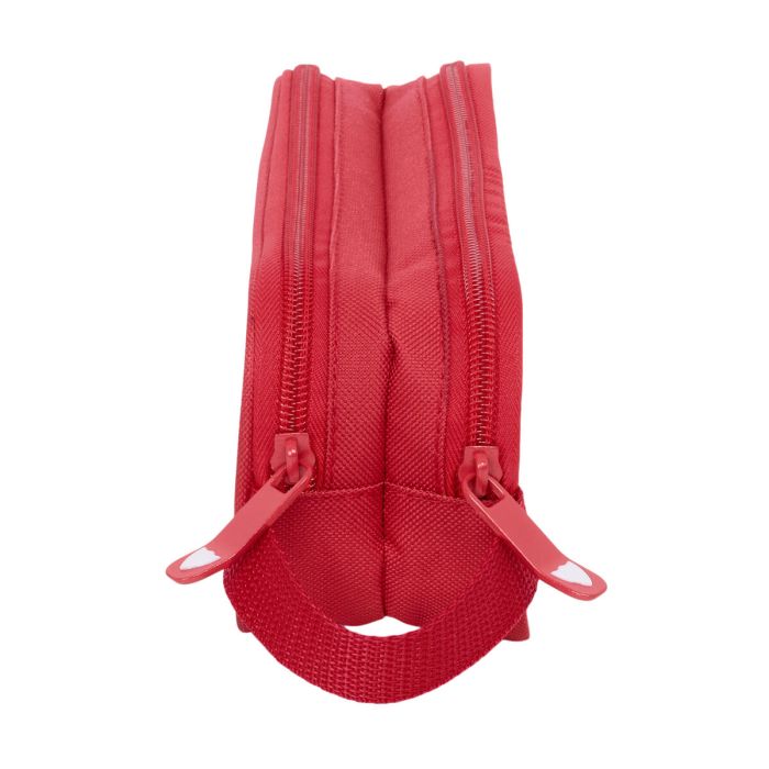 Trousse Fourre-Tout Double Sevilla Fútbol Club Rouge 21 x 8 x 6 cm 1