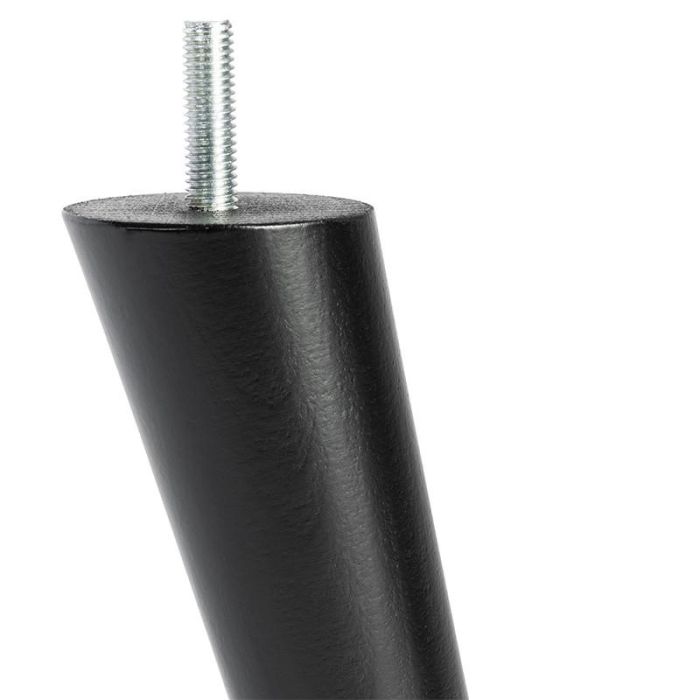 Pata Madera Conica Inclin. H150 M8 Negro Q&Q 1