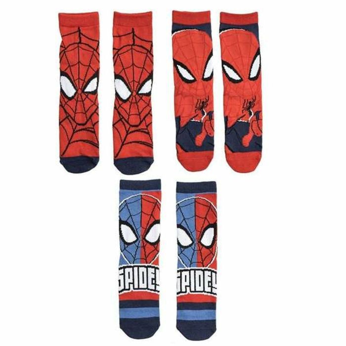 Chaussettes Spider-Man Multicouleur 39 1/3 1 Chaussettes Spider-Man Multicouleur 39 1/3 1