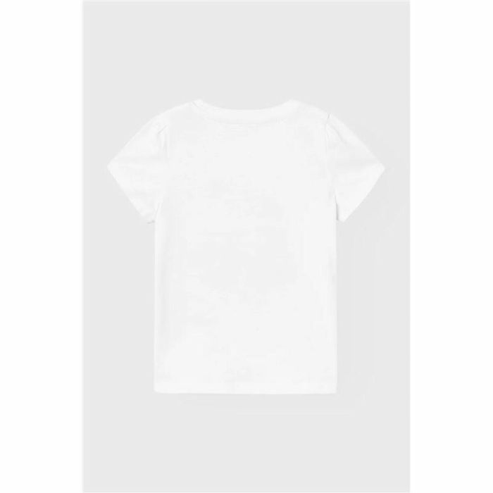 T shirt à manches courtes Enfant Name It Nmfvibeke Capsl Blanc 2 T shirt à manches courtes Enfant Name It Nmfvibeke Capsl Blanc 2