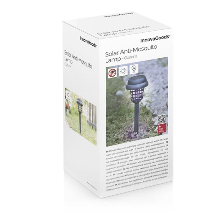 Lampe de Jardin Solaire Anti-moustiques Garlam InnovaGoods 1