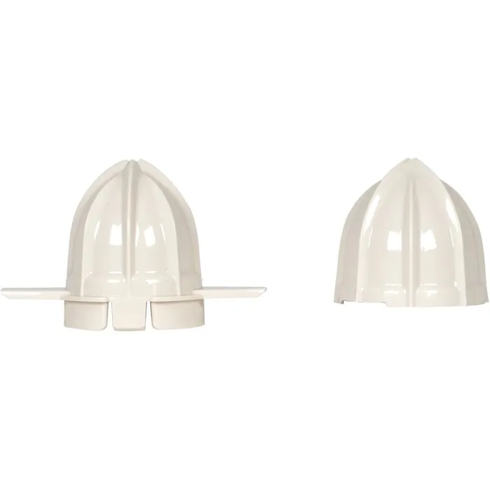 Livoo Presse-agrumes électrique DOD131C 25W - Blanc cassé - Bol 700 ml avec bec verseur, double rotation, anti-poussière - Pour jus d'agrumes frais