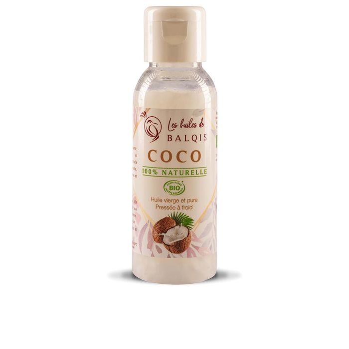 Les Huiles De Balqis Coco Aceite Virgen 100 % Orgánico 50 mL