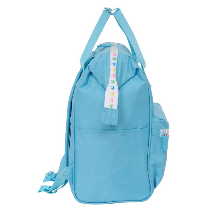 Sacoche pour Portable Benetton Spring Bleu ciel 27 x 40 x 19 cm 2