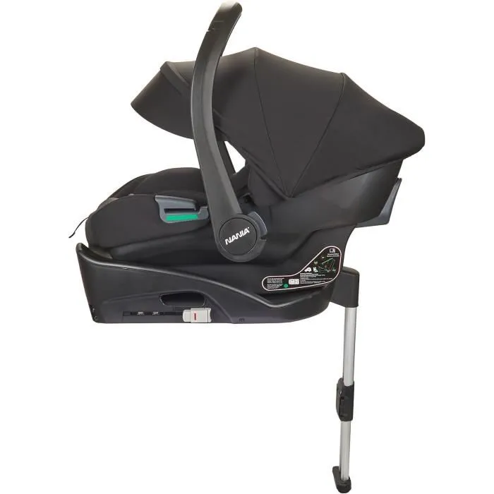 Nania Poussette combinée 2 en 1 Rimini avec siège auto MYLA, base Isofix, 4 roues - Noir NAN3760425910144 3 Nania Poussette combinée 2 en 1 Rimini avec siège auto MYLA, base Isofix, 4 roues - Noir NAN3760425910144 3