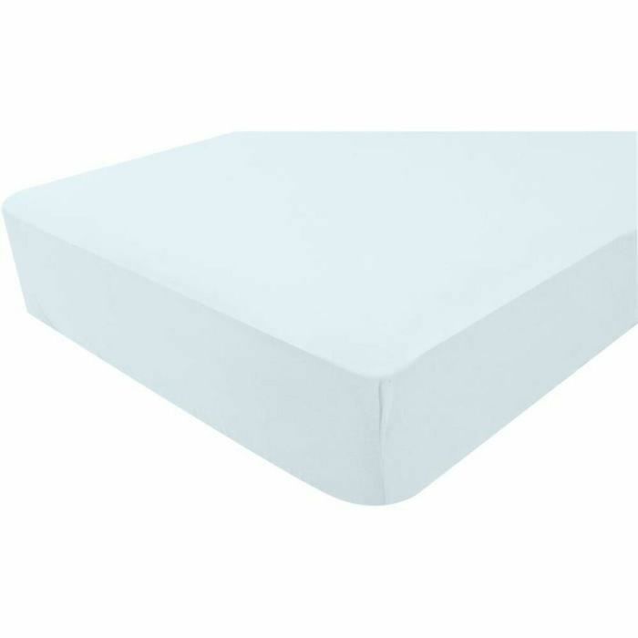 Domiva Doux Nid Drap-housse en jersey 60x120 cm Bleu Clair