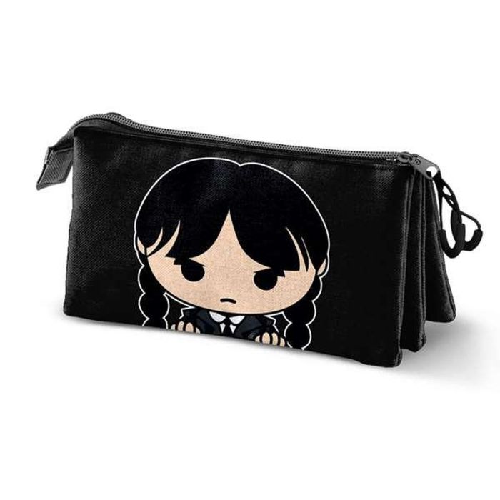 Trousse Fourre-Tout Triple Wednesday Noir