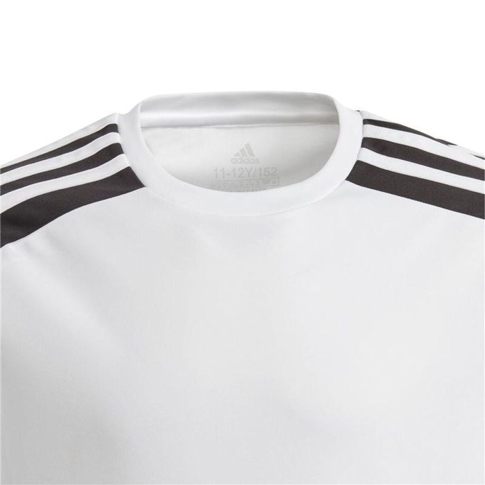 Maillot de Football à Manches Courtes pour Enfants Adidas Squad 21 Blanc S 3