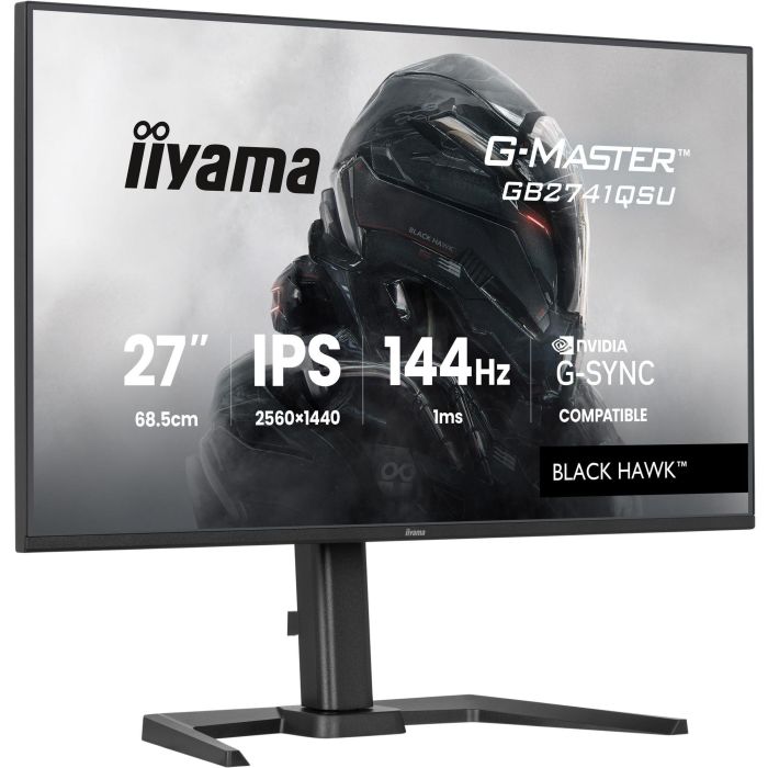 Ecran PC Gamer - IIYAMA - 27 - QHD - 144Hz - Dalle IPS - 1ms - Réglable en hauteur - G-Master Black Hawk4Hz 1 Ecran PC Gamer - IIYAMA - 27 - QHD - 144Hz - Dalle IPS - 1ms - Réglable en hauteur - G-Master Black Hawk4Hz 1