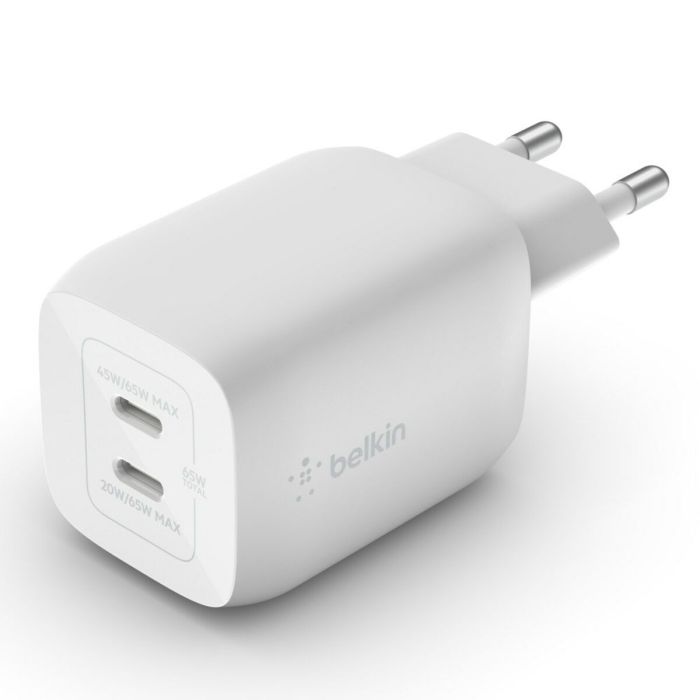 Chargeur mural Belkin WCH013vfWH Blanc 65 W (1 Unité) 1