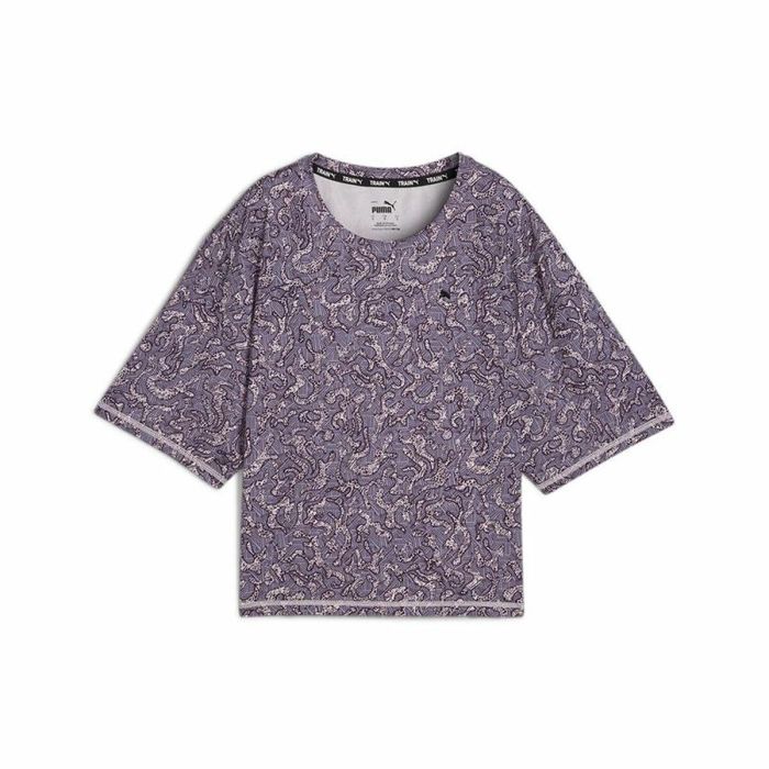 T-shirt à manches courtes femme Puma Train Favorite Aop Crop Mujer Violet 0 T-shirt à manches courtes femme Puma Train Favorite Aop Crop Mujer Violet 0