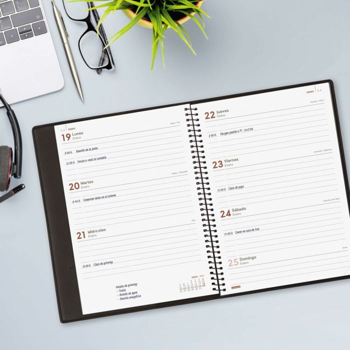 Agenda Finocam Noir A5 15,5 x 21,2 cm 6 Agenda Finocam Noir A5 15,5 x 21,2 cm 6