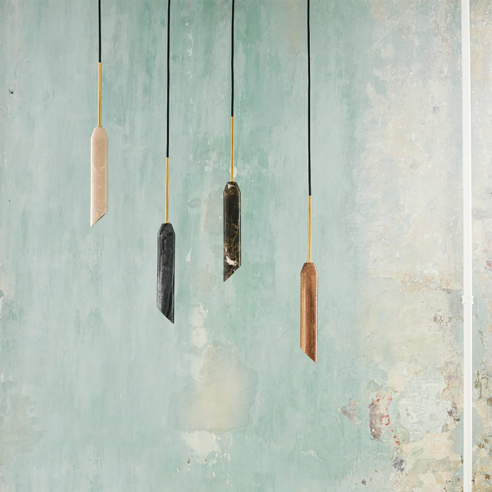 Lampe Suspendue "Marble Art Charcoal" GU10 Sans Ampoule 2