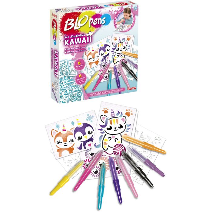 Boîte d’Activités pour coloriage Lansay BLOPENS KAWAII Multicouleur 6 Boîte d’Activités pour coloriage Lansay BLOPENS KAWAII Multicouleur 6