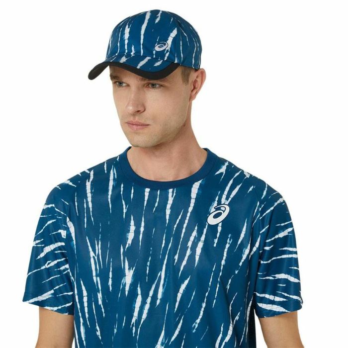 Maillot de Corps de Sport à Manches Coupe Asics Game Ss Top Bleu Tennis 4
