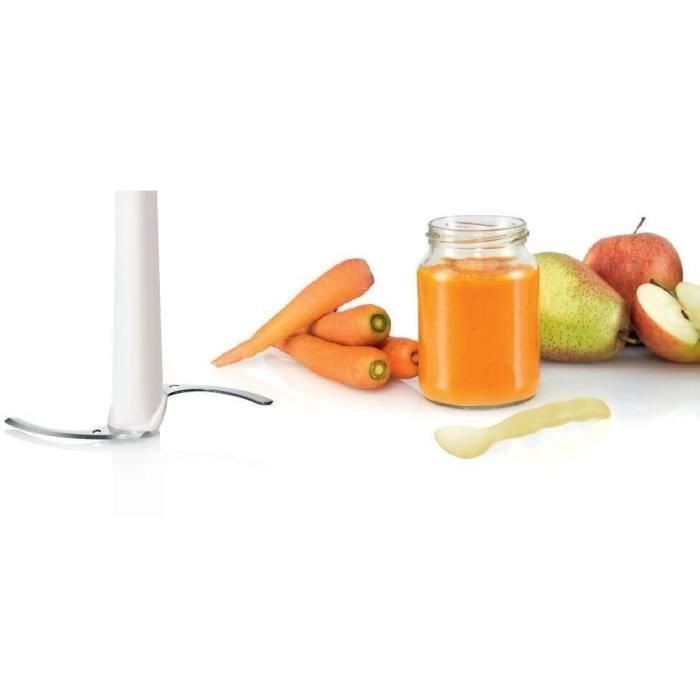 Bosch MMR08R2 Hachoir et Mixeur, 400 W, Capacité 0,8 L, Lame Acier Inoxydable, avec Batteur à Blancs, Design Rouge et Gris