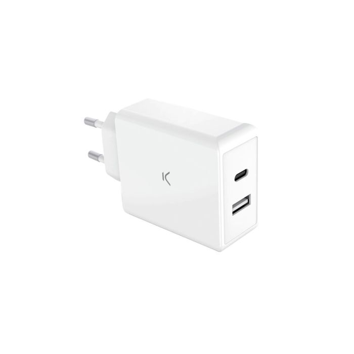 Chargeur mural KSIX Blanc 45 W 3 Chargeur mural KSIX Blanc 45 W 3