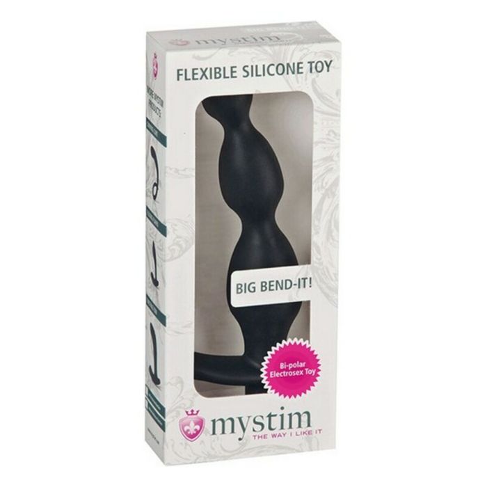 Stimulateur de Prostate Big Bend-It! Electrosex Mystim Noir (15 cm) 1