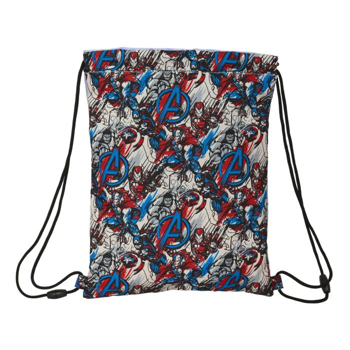 Sac à dos serré par des ficelles The Avengers Forever Multicouleur 26 x 34 x 1 cm 2