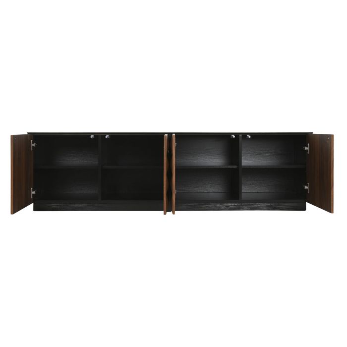 Meubles de télévision Home ESPRIT Marron Noir 161,2 X 40 X 45,5 cm 7