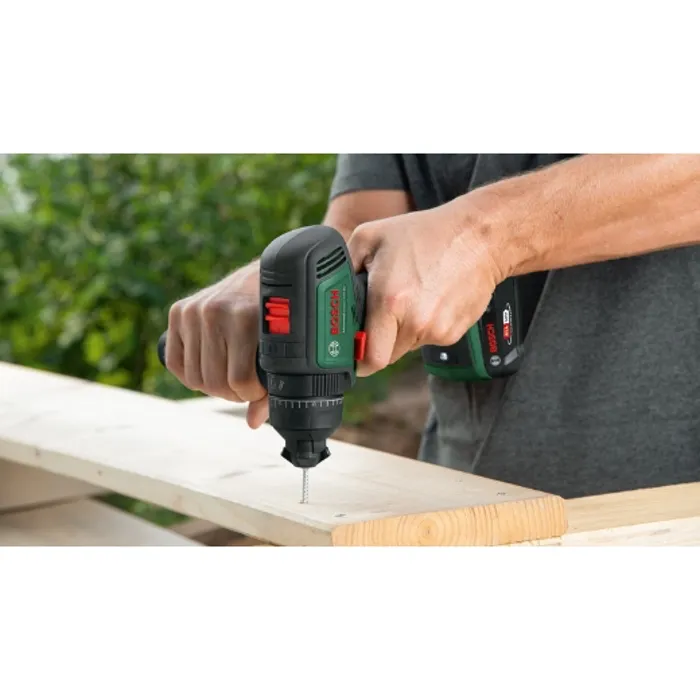 Bosch 18V-80 Perceuse à percussion sans fil - Batterie 18V 2.5Ah, 82 Nm, moteur sans balais, technologie SYNEON, QuickSnap, mandrin 13 mm, pour bois et matériaux