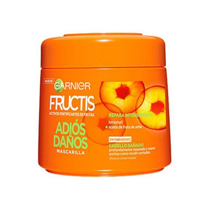 Garnier Masque Capillaire Fructis Goodbye Damage Réparation Kératine Amla Cheveux Secs et Abîmés 320 ml