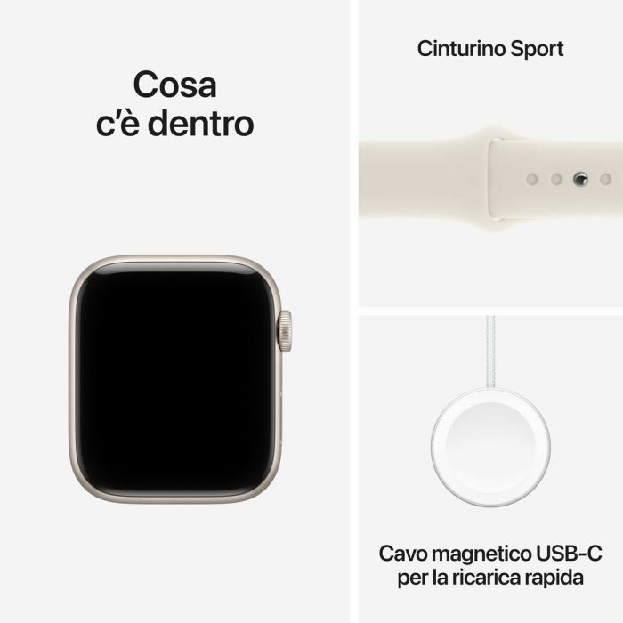 Montre intelligente Apple Apple Watch SE3 Blanc 44 mm 1,78" Ø 44 mm 1 Montre intelligente Apple Apple Watch SE3 Blanc 44 mm 1,78" Ø 44 mm 1