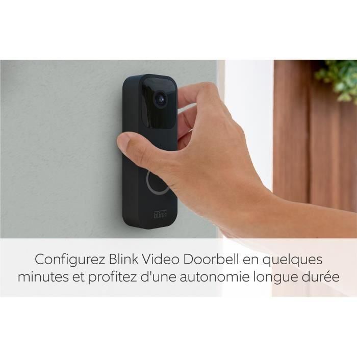 Sonnette connectée - BLINK - Video Doorbell - Noir 1