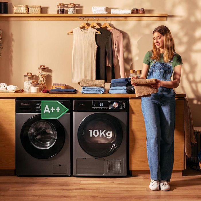 Sécheuse Cecotec Bolero DressCode Dry 10355 Steel 10 kg 1 Sécheuse Cecotec Bolero DressCode Dry 10355 Steel 10 kg 1