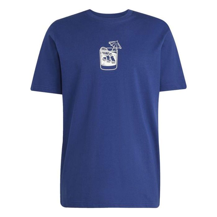 T-shirt à manches courtes homme Adidas Drink Bleu 15-16 Ans
