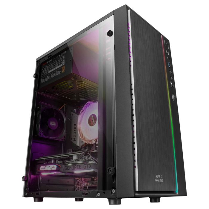 Boîtier mini-tour Micro ATX / ITX Mars Gaming MCM Noir 18
