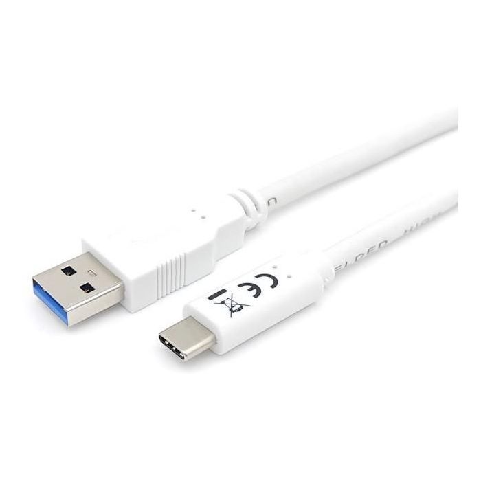 Equip Kabel USB-A 3.2 -> C St/St 1.00m 3A/20V ws 7