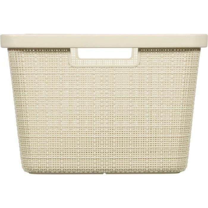 Panier à linge Curver Yute Blanc Plastique 45 L 0 Panier à linge Curver Yute Blanc Plastique 45 L 0
