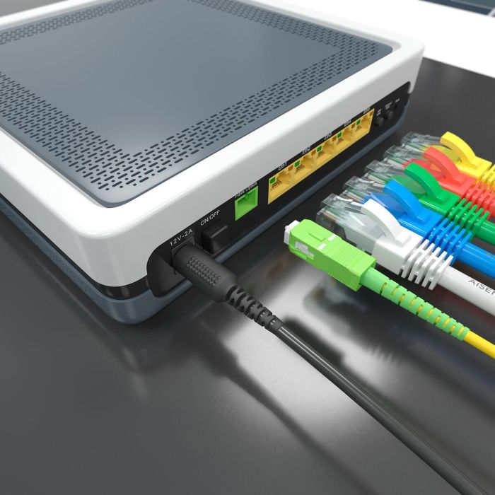 Câble à fibre optique Aisens A152-0983 7 m