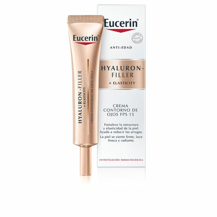 Eucerin Hyaluron Filler + Elasticité Soin Yeux Anti-Rides Fermeté Souplesse 15 ml