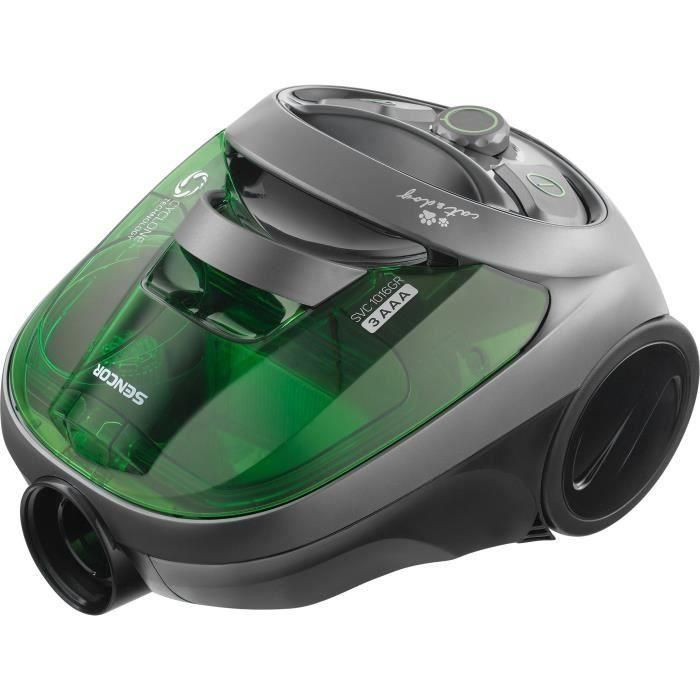 Aspirateur traineau sans sac - SENCOR - SVC 1016GR - 800 W - 80 dB - 1,5 L - Noir / Vert 3
