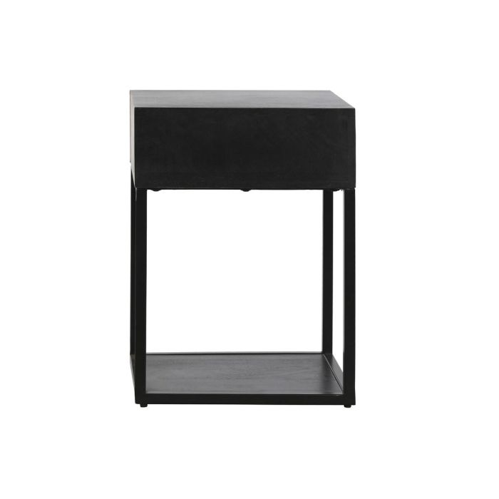 Table de Nuit DKD Home Decor Doré 35 x 40 x 55 cm Noir Métal Bois 1 Table de Nuit DKD Home Decor Doré 35 x 40 x 55 cm Noir Métal Bois 1