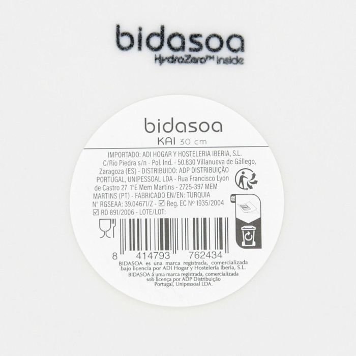 Plato Pizza Porcelana Kai Hydrozero Bidasoa 30 cm 3 Plato Pizza Porcelana Kai Hydrozero Bidasoa 30 cm 3